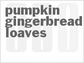 recipe for pumpkin gingerbread loaves