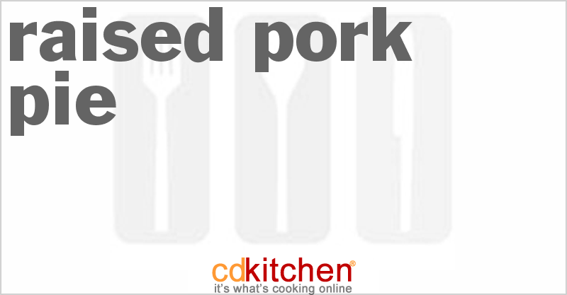 Raised Pork Pie - CDKitchen.com
