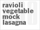 recipe for ravioli vegetable mock lasagna
