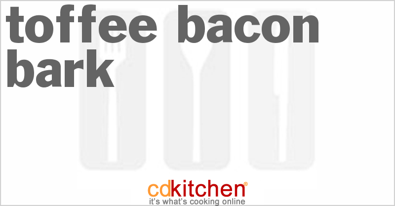 Toffee Bacon Bark - CDKitchen.com