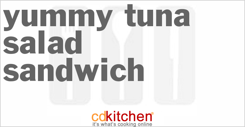 Yummy Tuna Salad Sandwich - CDKitchen.com