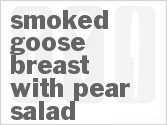 Smoked Goose Breast With Pear Salad