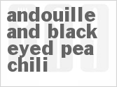 recipe for andouille and black-eyed pea chili