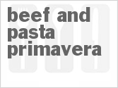 recipe for beef and pasta primavera