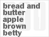 recipe for slow cooker bread and butter apple brown betty
