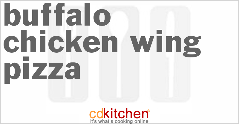 Buffalo Chicken Wing Pizza - CDKitchen.com