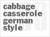recipe for cabbage casserole german style