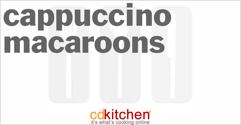 Cappuccino Macaroons - CDKitchen.com
