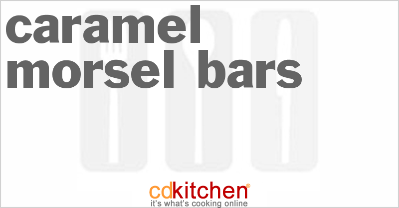 Caramel Morsel Bars - CDKitchen.com