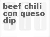 recipe for slow cooker beef chili con queso dip