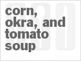 recipe for corn, okra, and tomato soup