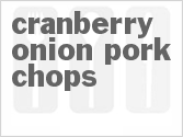 recipe for cranberry onion pork chops