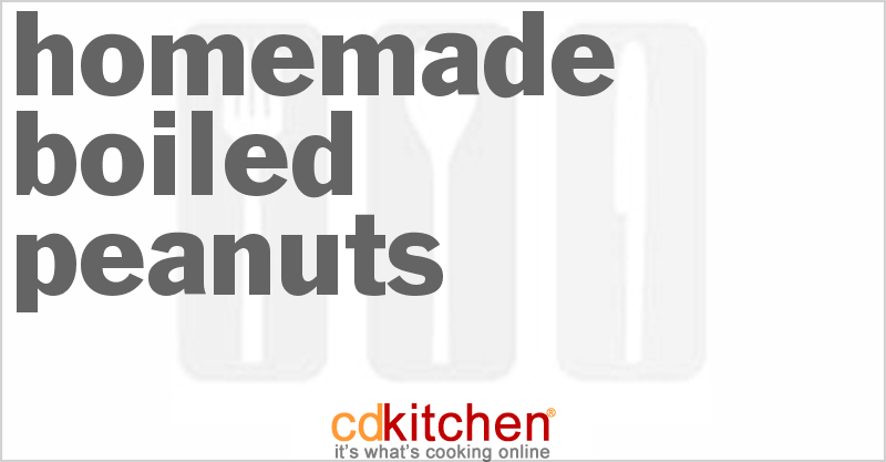 Homemade Boiled Peanuts - CDKitchen.com