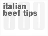 recipe for italian beef tips