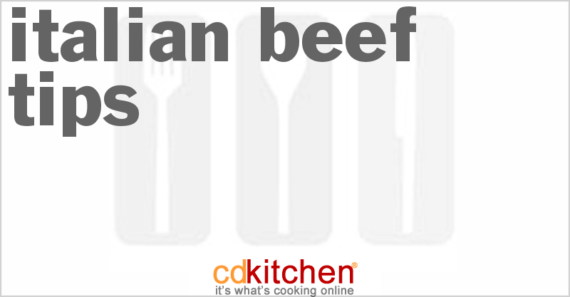 Italian Beef Tips - CDKitchen.com