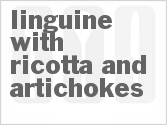 recipe for linguine with ricotta and artichokes