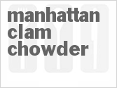 recipe for traditional manhattan clam chowder