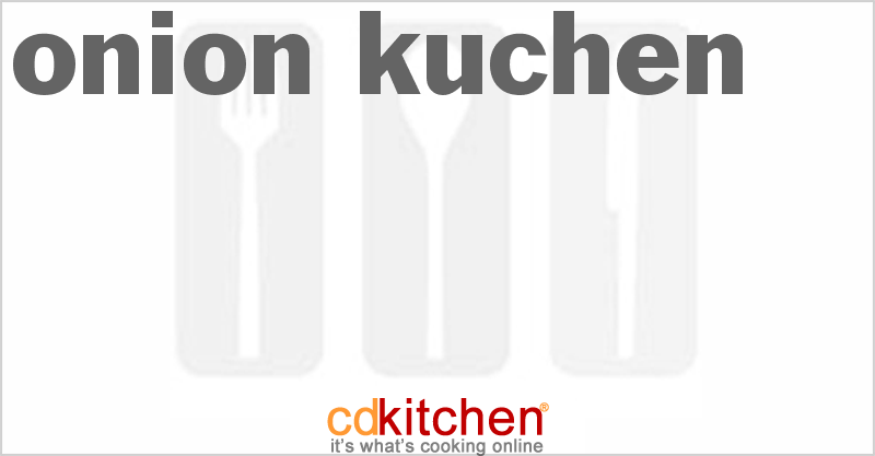 Onion Kuchen - CDKitchen.com