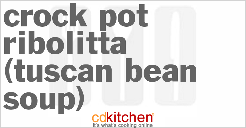 Ribolitta (Tuscan Bean Soup) - CDKitchen.com