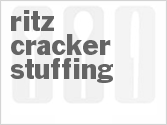 recipe for ritz cracker stuffing