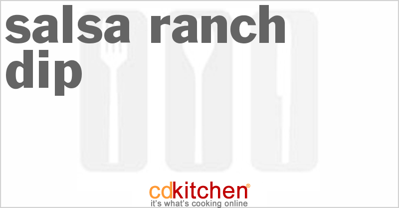 Salsa Ranch Dip - CDKitchen.com