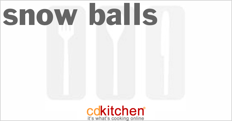 Dr. Pepper Snow Balls - CDKitchen.com