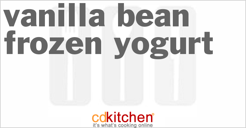 Vanilla Bean Frozen Yogurt - CDKitchen.com