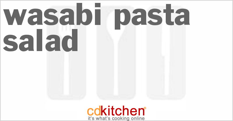 Wasabi Pasta Salad - CDKitchen.com
