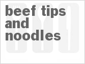 Beef Tips and Noodles