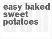 Easy Baked Sweet Potatoes