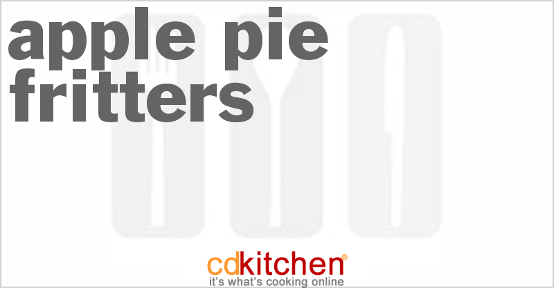 Apple Pie Fritters - CDKitchen.com