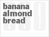 recipe for banana almond bread