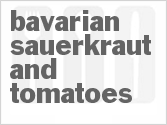 recipe for bavarian sauerkraut and tomatoes