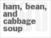 recipe for ham, bean, and cabbage soup