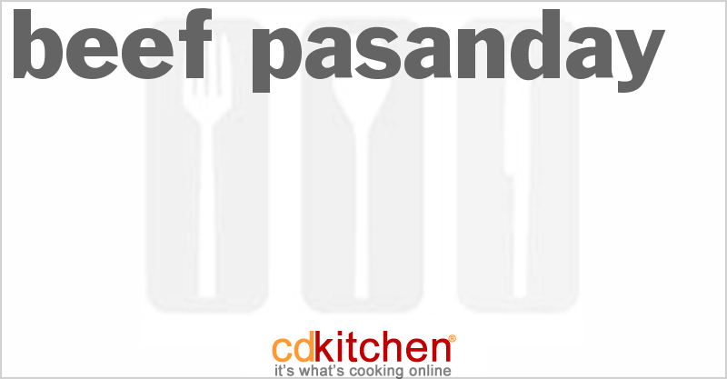 Beef Pasanday - CDKitchen.com
