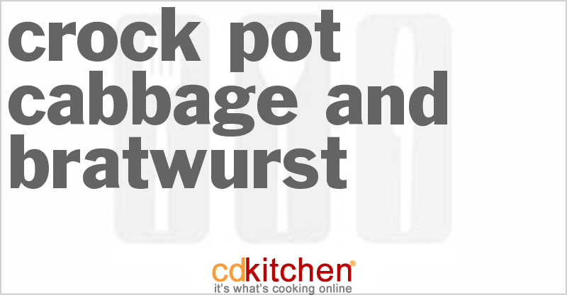 Cabbage and Bratwurst - CDKitchen.com