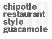 recipe for chipotle restaurant style guacamole