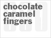 recipe for chocolate caramel fingers