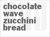 recipe for chocolate wave zucchini bread