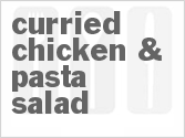 recipe for curried chicken & pasta salad