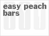 recipe for easy peach bars