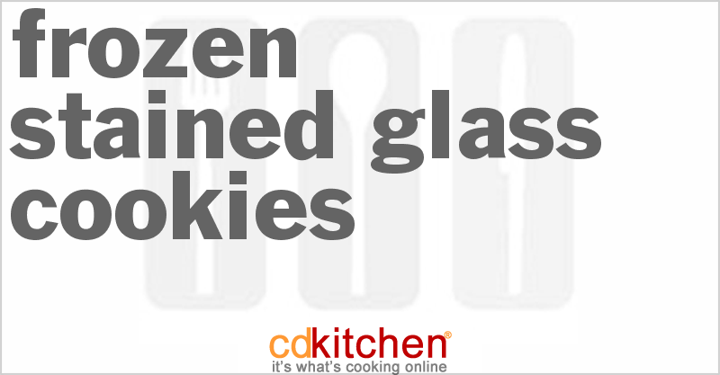 Frozen Stained Glass Cookies - CDKitchen.com