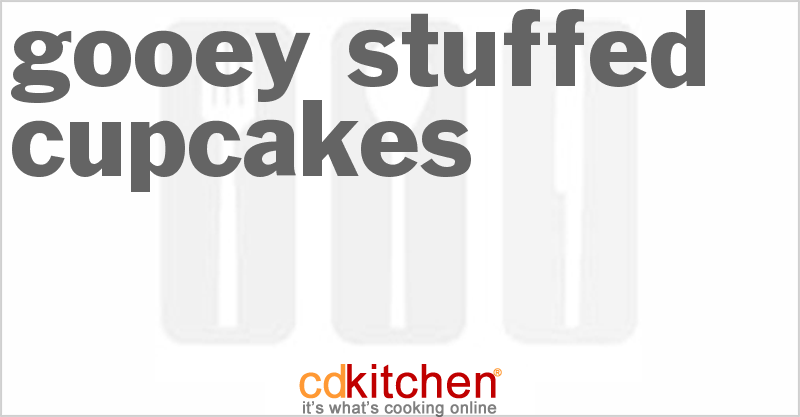 Gooey Stuffed Cupcakes - CDKitchen.com