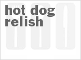 recipe for hot dog relish