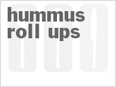 recipe for hummus roll-ups