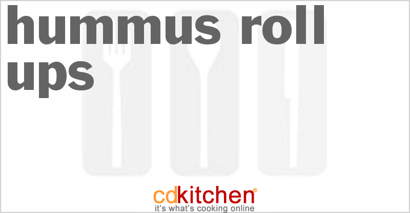 Hummus Roll-Ups - CDKitchen.com