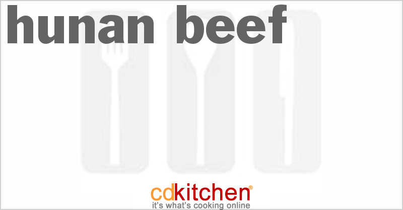 Hunan Beef - CDKitchen.com