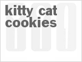 recipe for kitty cat cookies