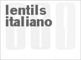 recipe for lentils italiano