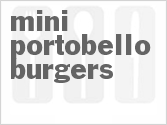recipe for mini-portobello burgers